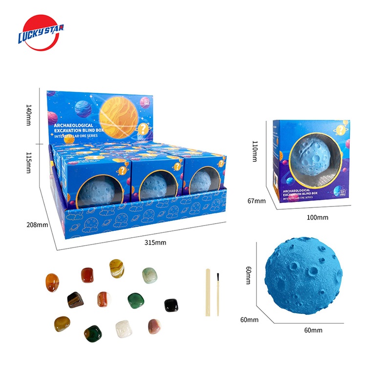 Planet gemstone dig kit